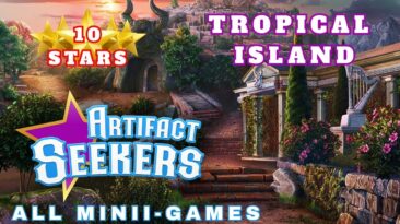 Artifact Seekers - Tropical Island: 10 Stars, All Mini-Games / Full Walkthrough