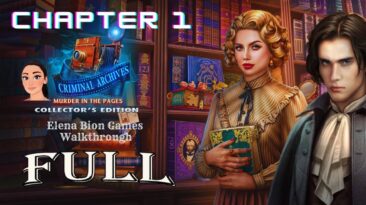 Criminal Archives 3: Murder in the Pages - Chapter 1 🌸 Full Game Walkthrough