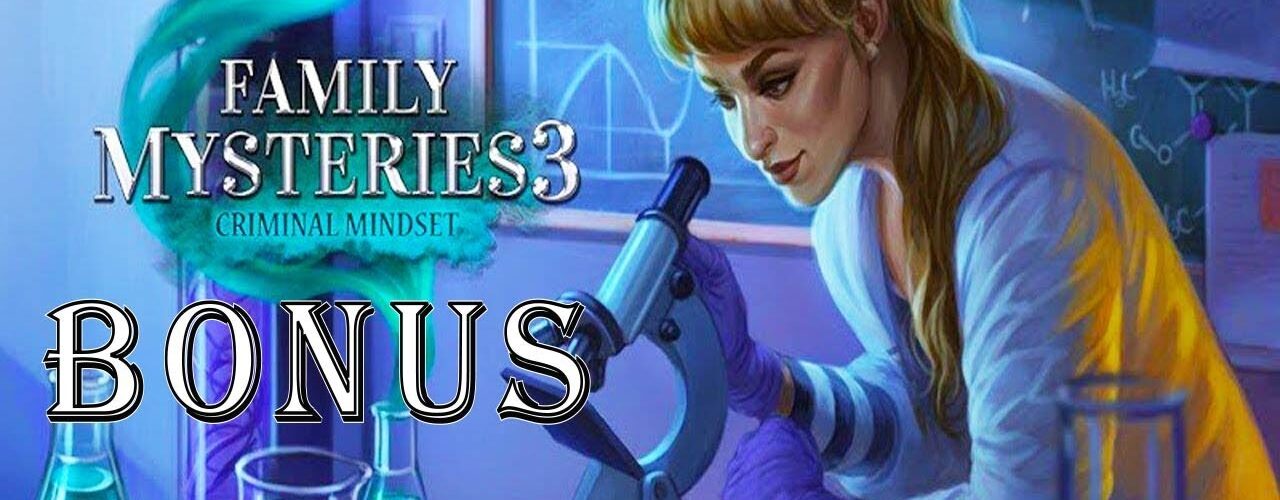 Family Mysteries 3: Criminal Mindset CE FULL Bonus Game Walkthrough @ElenaBionGames