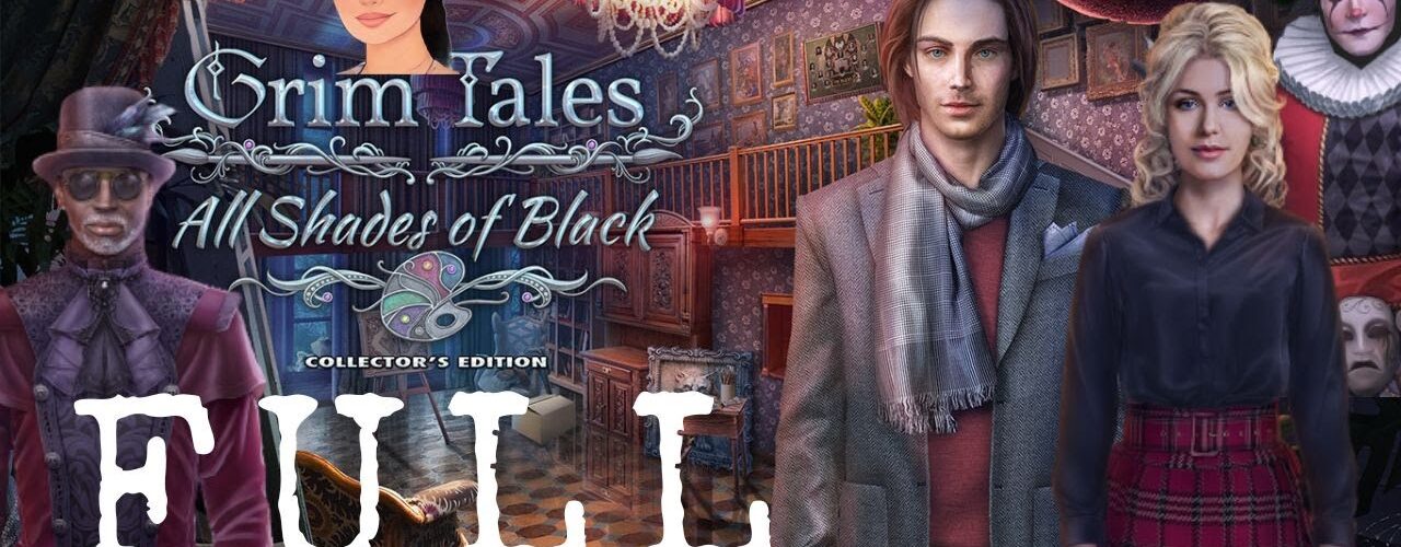 Grim Tales 24 - All Shades Of Black 🔴 Full Game Walkthrough @ElenaBionGames