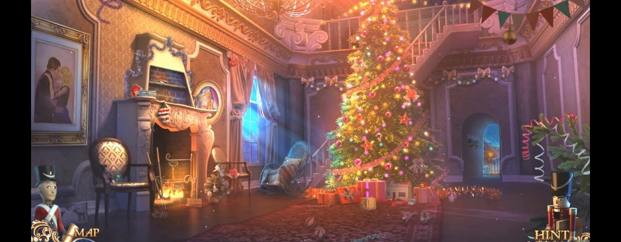 4K Relaxing Fireplace & The Best Instrumental Christmas Music with Fireplace-  ElenaBionGames